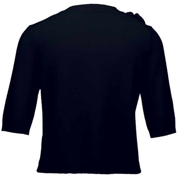 Allude Kortærmet Cardigan, Navy